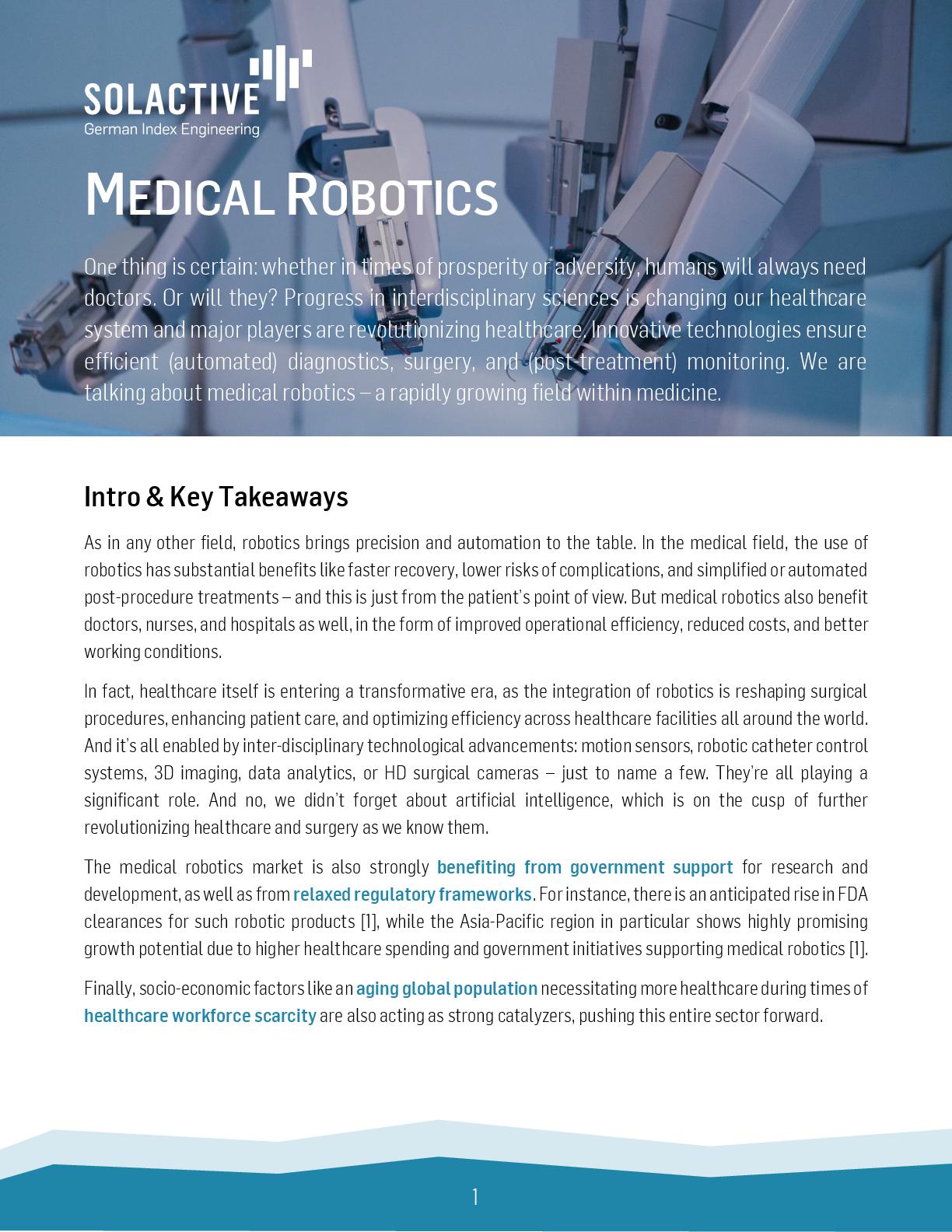 Solactive Research Medical Robotics